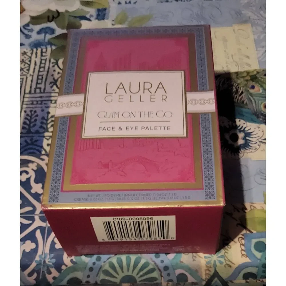 NIB~LAURA GELLER Glam on the Go Set of (3) Face & Eye Makeup Palettes
